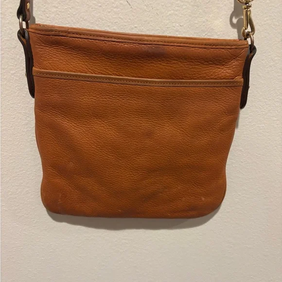 Ralph Lauren Brown Leather Bag with Gold Details - Picture 7 of 13